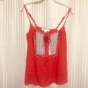❤️FIRM❤️🌟HOST PICK🌟 Summer Cami with Crochet stitching